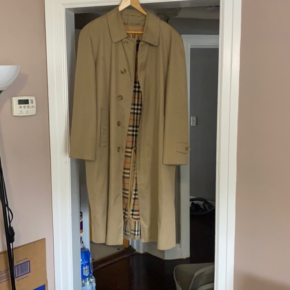 Burberry’s of London men’s trench coat